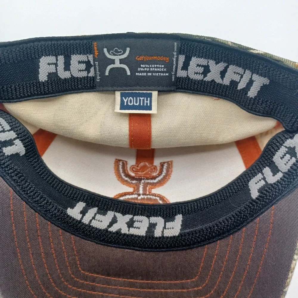 Hooey Flexfit Hat Youth Camo Excellent Desert‎ Cactus Embroidered Logo Cap